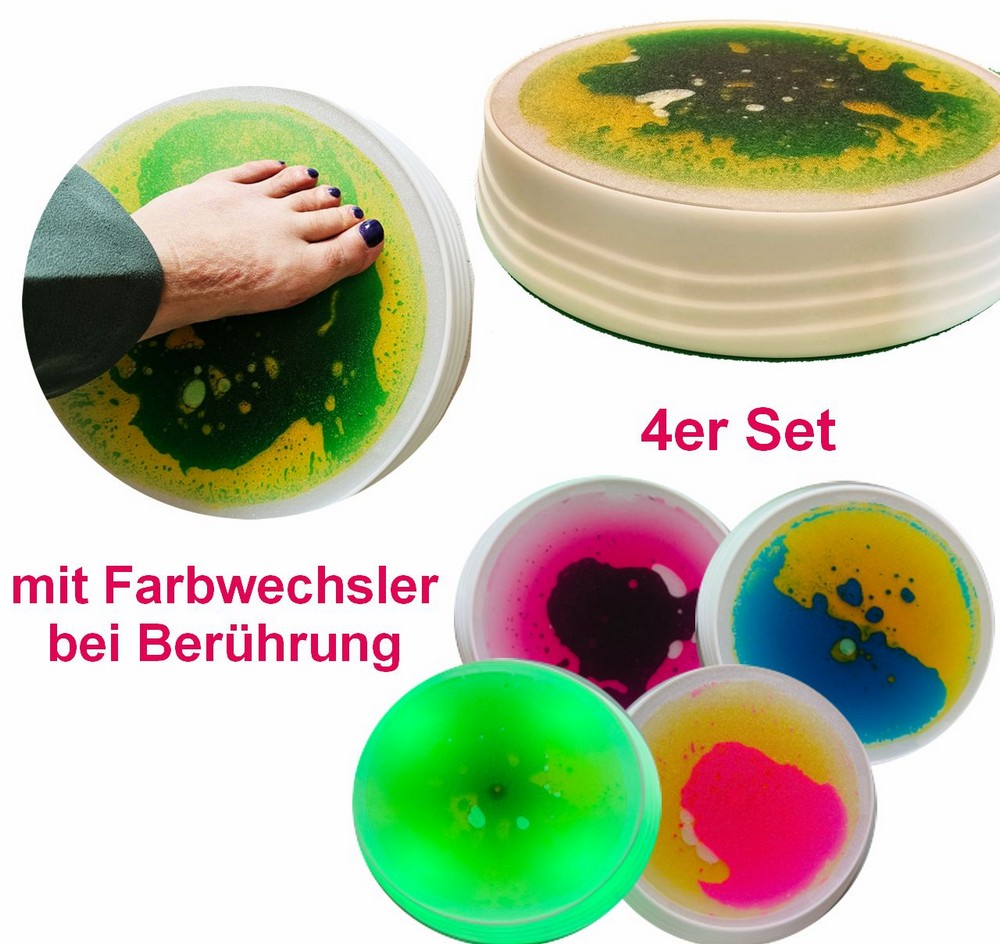 LED-Leuchtinseln mit Fl�ssigkeitsverlauf 4er