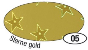 Holokarton 230g/m�, 50x70cm, 10 Blatt  STERNE GOLD