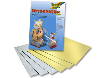 Fotokarton 300g 50x70xcm 10 Blatt GOLD